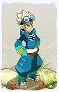 Um personagem do jogo Dofus, Steamer-Ar, de nivel 0