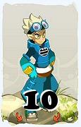 Um personagem do jogo Dofus, Steamer-Ar, de nivel 10