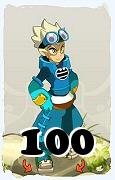 Um personagem do jogo Dofus, Steamer-Ar, de nivel 100