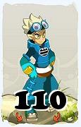 Um personagem do jogo Dofus, Steamer-Ar, de nivel 110