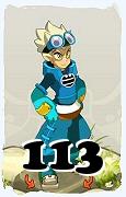 Um personagem do jogo Dofus, Steamer-Ar, de nivel 113