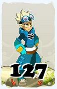 Um personagem do jogo Dofus, Steamer-Ar, de nivel 127