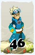 A Dofus character, Sacrier-Air, by level 46