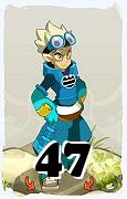 A Dofus character, Rogue-Air, by level 47