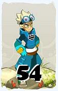 A Dofus character, Sacrier-Air, by level 54