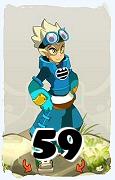 Um personagem do jogo Dofus, Steamer-Ar, de nivel 59