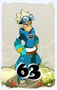 A Dofus character, Sacrier-Air, by level 63