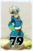 Um personagem do jogo Dofus, Steamer-Ar, de nivel 79