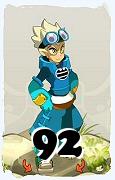 Um personagem do jogo Dofus, Steamer-Ar, de nivel 92