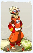 Um personagem do jogo Dofus, Steamer-Ar, de nivel 0