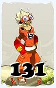 Um personagem do jogo Dofus, Steamer-Ar, de nivel 131