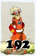 Um personagem do jogo Dofus, Steamer-Ar, de nivel 192