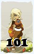 Um personagem do jogo Dofus, Steamer-Ar, de nivel 101