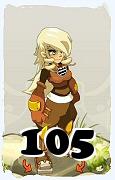 Un personnage du jeu Dofus, Steamer-Air, au niveau 105