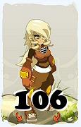 Um personagem do jogo Dofus, Cra-Ar, de nivel 106