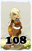 Un personaje del juego Dofus, Steamer-Aire, de nivel 108