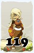 Um personagem do jogo Dofus, Steamer-Ar, de nivel 119