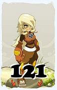 Um personagem do jogo Dofus, Steamer-Ar, de nivel 121