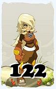 Un personaggio del gioco Dofus, Steamer-Aria, al livello 122