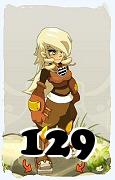 Um personagem do jogo Dofus, Steamer-Ar, de nivel 129