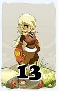 Um personagem do jogo Dofus, Steamer-Ar, de nivel 13