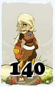 Un personaje del juego Dofus, Steamer-Aire, de nivel 140