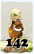 Um personagem do jogo Dofus, Steamer-Ar, de nivel 142