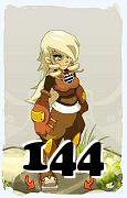 Un personaggio del gioco Dofus, Steamer-Aria, al livello 144