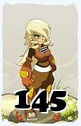 Un personaggio del gioco Dofus, Steamer-Aria, al livello 145