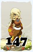 Um personagem do jogo Dofus, Steamer-Ar, de nivel 147