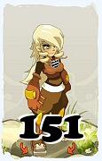 Um personagem do jogo Dofus, Steamer-Ar, de nivel 151