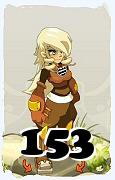 Um personagem do jogo Dofus, Steamer-Ar, de nivel 153