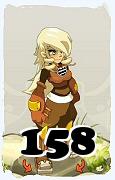 Um personagem do jogo Dofus, Steamer-Ar, de nivel 158