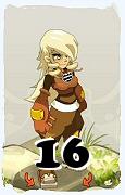 Um personagem do jogo Dofus, Steamer-Ar, de nivel 16