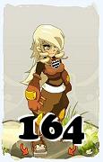 Um personagem do jogo Dofus, Steamer-Ar, de nivel 164