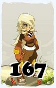 Un personaggio del gioco Dofus, Steamer-Aria, al livello 167