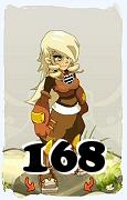 Um personagem do jogo Dofus, Feca-Ar, de nivel 168