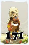 Um personagem do jogo Dofus, Steamer-Ar, de nivel 171