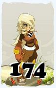 Un personaggio del gioco Dofus, Steamer-Aria, al livello 174