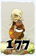 Un personaggio del gioco Dofus, Steamer-Aria, al livello 177