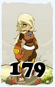 Un personaggio del gioco Dofus, Steamer-Aria, al livello 179