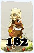 Um personagem do jogo Dofus, Steamer-Ar, de nivel 182