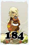 Un personaggio del gioco Dofus, Sadida-Aria, al livello 184