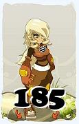 Um personagem do jogo Dofus, Steamer-Ar, de nivel 185