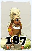 Un personnage du jeu Dofus, Steamer-Air, au niveau 187