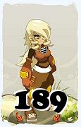 Um personagem do jogo Dofus, Steamer-Ar, de nivel 189