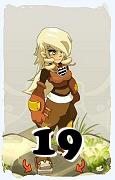 Um personagem do jogo Dofus, Steamer-Ar, de nivel 19