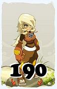 Un personaggio del gioco Dofus, Steamer-Aria, al livello 190