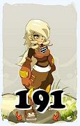 Um personagem do jogo Dofus, Steamer-Ar, de nivel 191