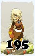 Un personnage du jeu Dofus, Steamer-Air, au niveau 195